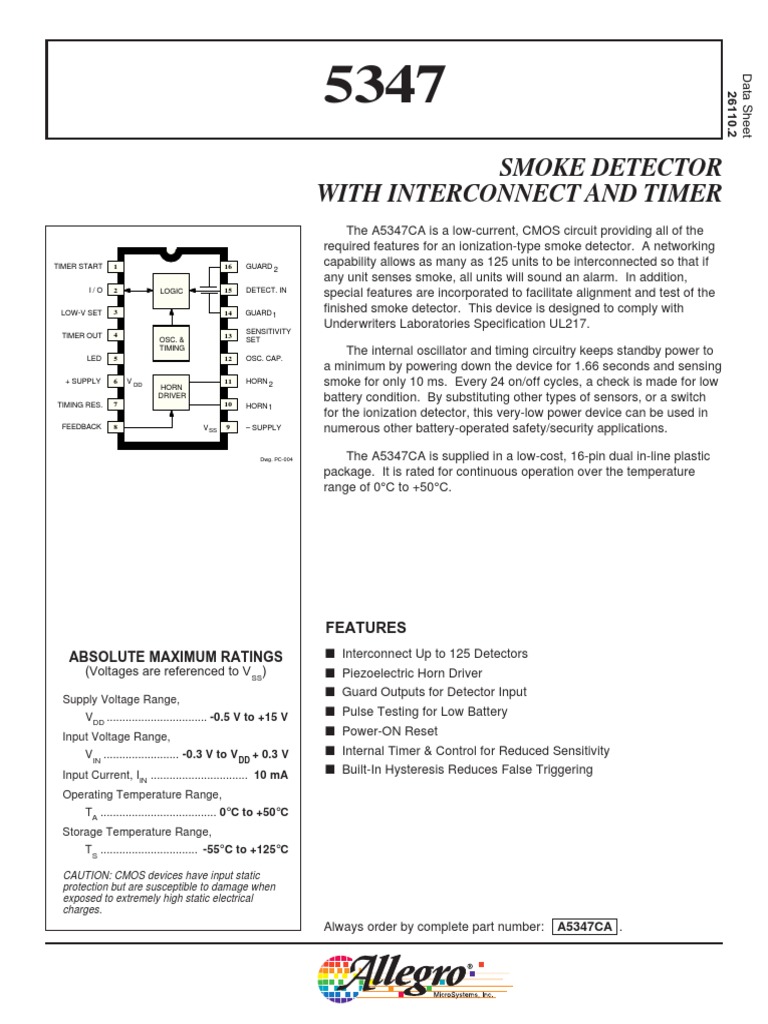 A5347-Datasheet | Electrical Circuits | Electrical Components