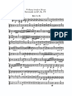 Mozart - Serenade in Mib For 8 Winds Corno PDF