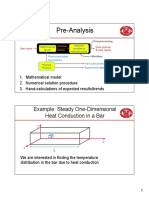 Pre-Analysis: Example: Steady One-Dimensional Heat Conduction in A Bar