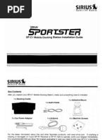 Download Sirius Sportster SP-C1 Mobile Docking Station Installation Guide by Corey Scott SN34964764 doc pdf