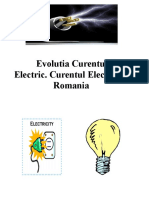 Evolutia Curentului Electric. Curentul Electric in Romania