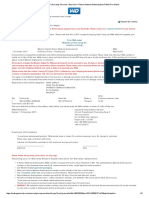 WD Support Warranty Services End User Return Material Authorization RMA Pre Mailer