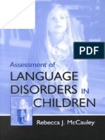 Assessment of Language Disorders in Children