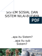 Sistem Sosial Dan Sistem Nilai