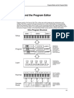 Program Mode and The Program Editor: K2vx Program Structure