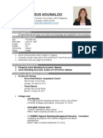 Joan Deus Aguinaldo: Career Objective Personal Information