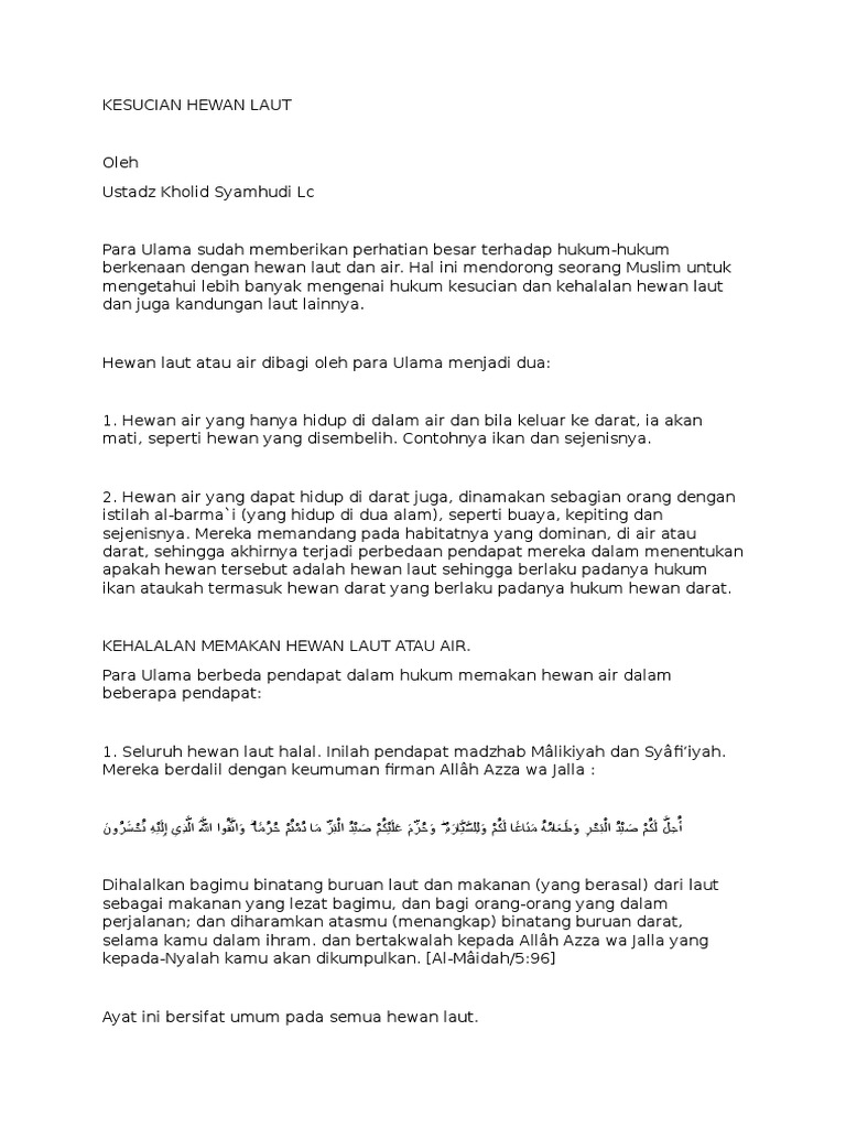 76 Koleksi Gambar Binatang Laut Halal Gratis Terbaru