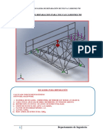 Calculo Escalera para Reparacion de Tolva Camiones 785