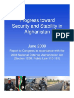 Progress Toward Security and Stability in Afghanistan - Jun 09