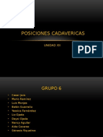 Posiciones Cadavericas