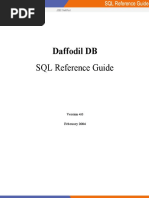 Daffodil DB SQL Reference Guide