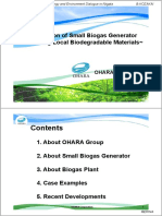 Introduction of Small Biogas Generator Using Local Biodegradable Materials