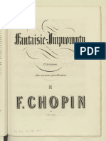 F.chopin Fantasie Impromptu First Published Edition