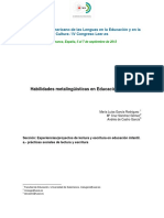 Habilidades Metalinguisticas en Educación PDF