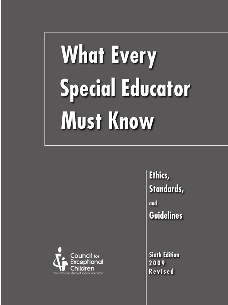 Redbook 2009 Content Standards CEC PDF | PDF | Special Education ...