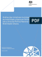 ITDP, 2015. Análise Das Iniciativas Municipais de Mobilidade Urbana Em Fortaleza
