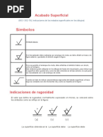 Simbologia de Rugocidad | PDF