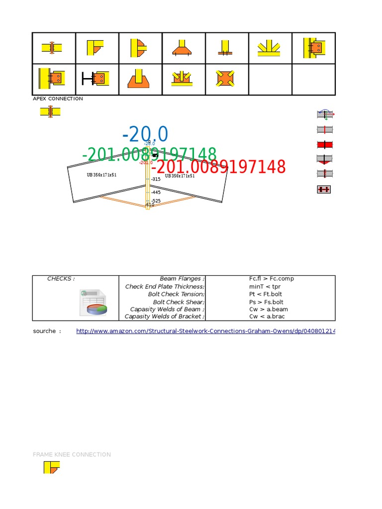 Steel Connections | PDF | Truss | Applied And Interdisciplinary Physics