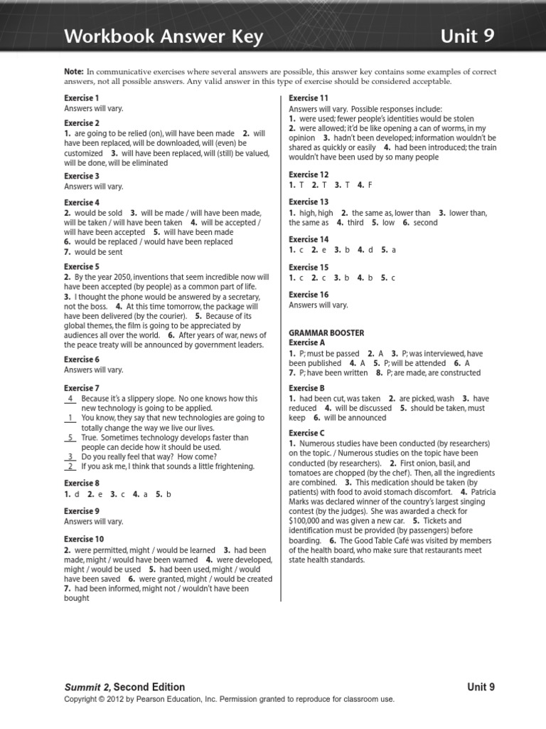 Unit 09 Workbook Ak PDF | PDF