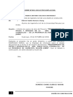 Informe de OBRA 2