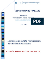 Aula - Disciplina Higiene e Segurança Do Trabalho 