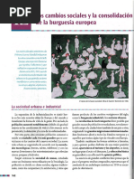 Los Cambios Sociales y La Consolidacion Burguesia Europea