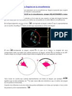 Los Ángulos en La Circunferencia