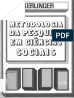 “Metodologia da Pesquisa em Ciências Sociais” de Fred N. Kerlinger