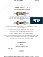 Burned Resistor