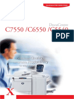 Xerox Fuji DocuCentre c5540 c6550 c7550 Brochure