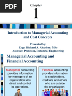 Introduction To Managerial Accounting Cost Of Goods Sold - 