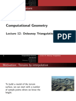 Computational Geometry: Delaunay Triangulations