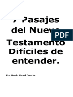 7 Pasajes Del Nuevo Testamento Difíciles de Entender TERMINADO