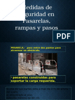 Medidas de Seguridad en Pasarelas