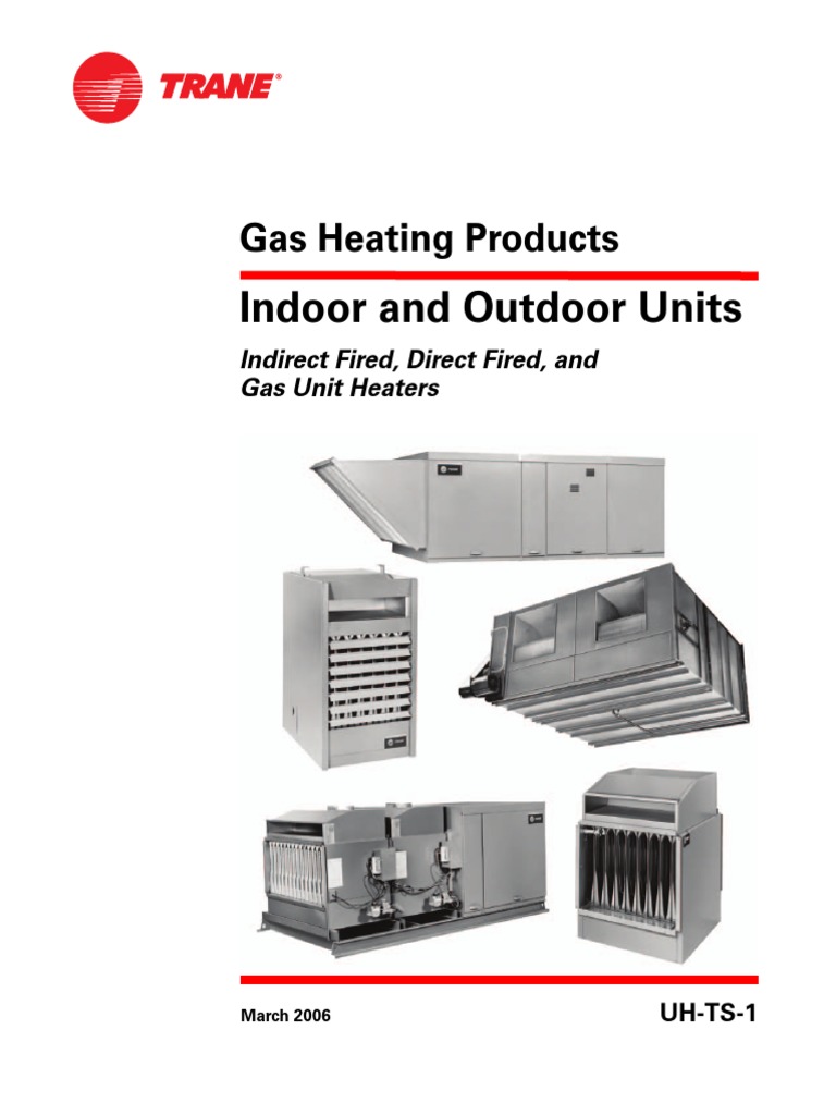 Trane Indirect Fired Pdf Furnace Combustion
