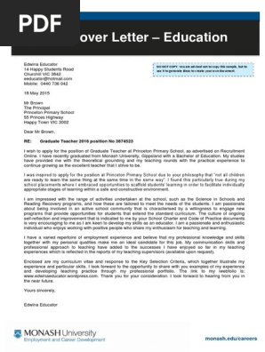 Cover letter