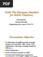 GSM: The European Standard For Mobile Telephony