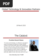 TechWadi: Ossama Hassanein Presents The Global Technology & Innovation Partners (GTIP)