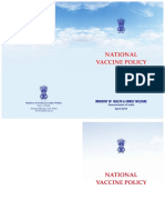 National Vaccine Policy India