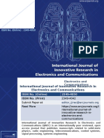 International Journal of Innovative Research in Electronics and Communications-ARC Journals