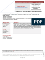 islation ofhesperidin