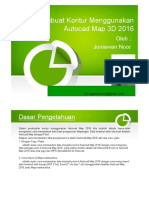 Membuat Kontur Autocad Map 2016