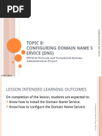 Lect 08 - Configuring Domain Name Service