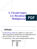 C4.Circuite Logice Decodoare-Multiplexoare