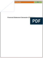 Financial Statement Generator (FSG) Setup Steps
