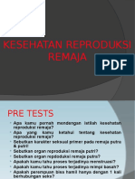 Kesehatan Reproduksi Remaja