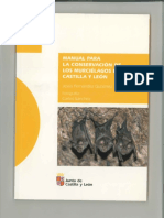 Manual para La Conservacion de Los Murcielagos en Castilla y Leon