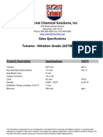 Toluene - Nitration Grade - Tech