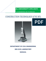 300 Level Construction Materials Practical Manual