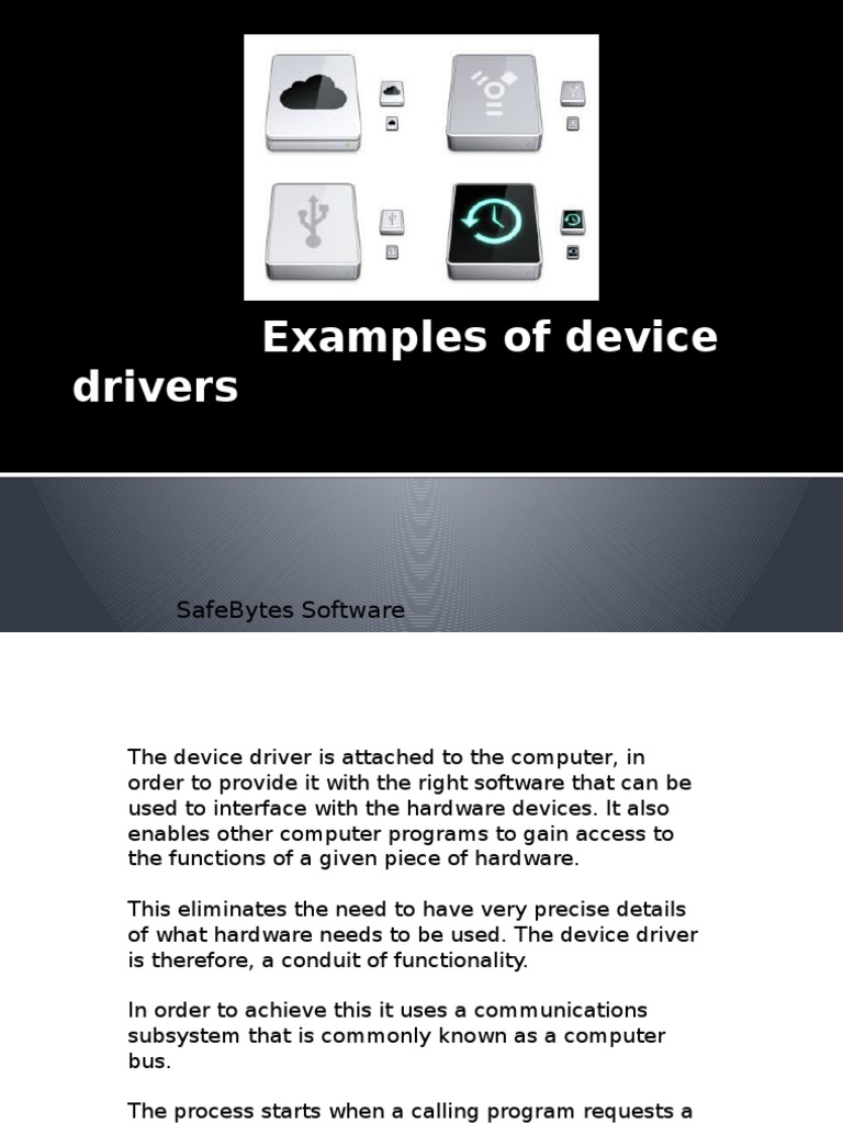 examplesofdevicedrivers Device Driver Kernel (Operating System)